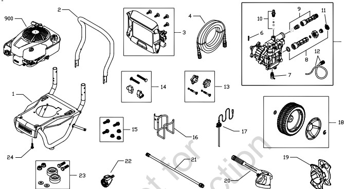 Craftsman Pressure Washer 020435-0 Parts